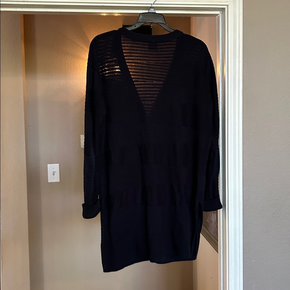 CAbi Classic Cardigan | Sweater In Navy Blue Style Number 5135 - Picture 3 of 5